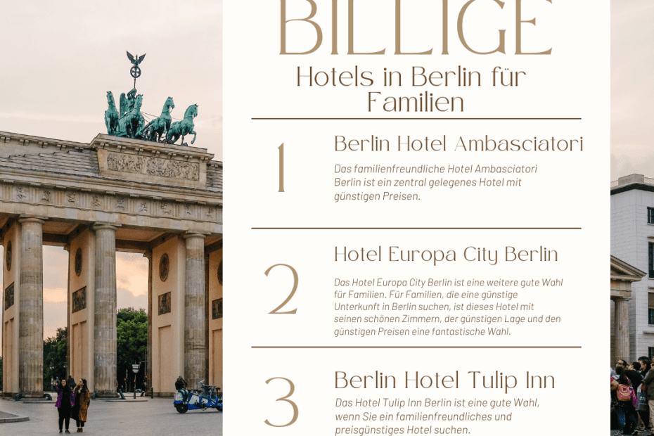 billige hotels in berlin für Familien
